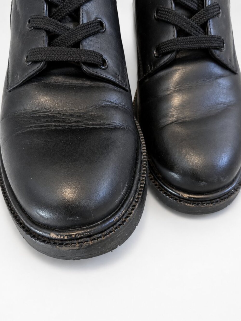 Sam Edelman Black Lace-Up Combat Boots Size 7 - Picture 10 of 10